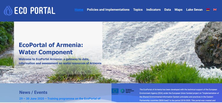 29-30 June 2020 | EU support gives Armenia better access to information about water resources