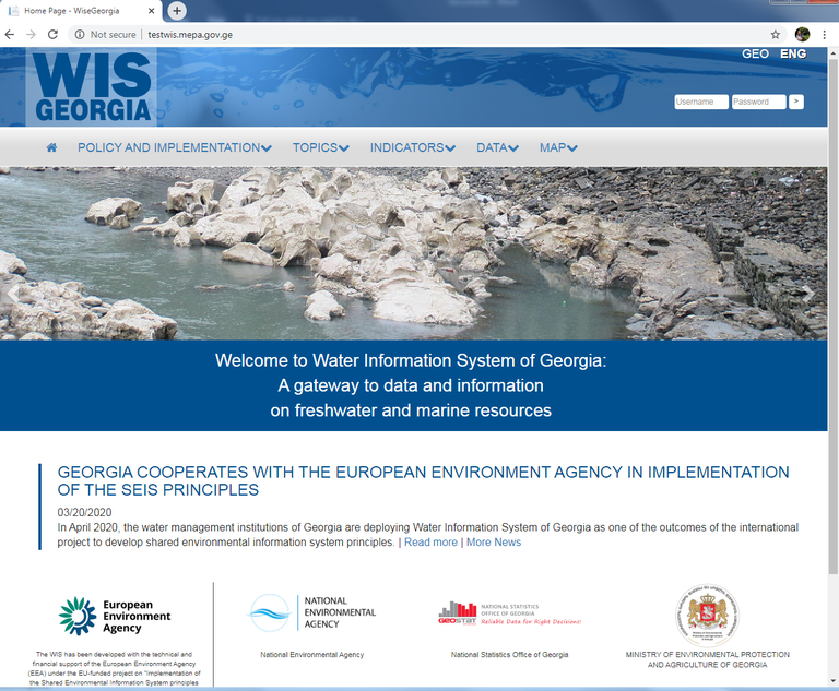 EU support gives Georgians better access to information about water resources